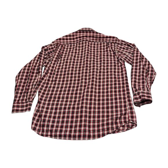 Faded Glory Multicolor Plaid Button-Down Long Sleeved Men’s Shirt Size Medium - Picture 3 of 7